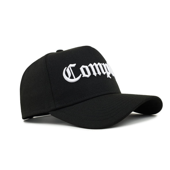 New Era City Of Compton Black On White 9Forty A-Frame Snapback