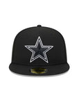 Dallas Cowboys Black On White Super Bowl XXVII 59Fifty Fitted