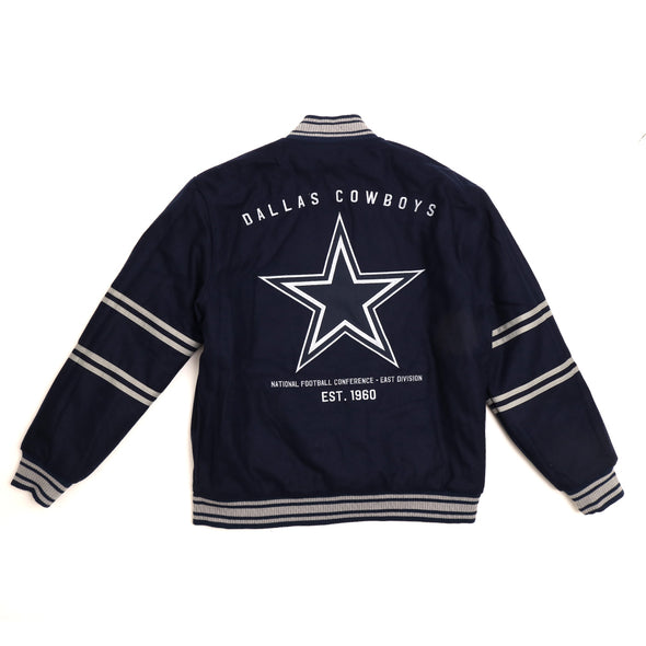 Dallas Cowboys Navy Wool Jacket