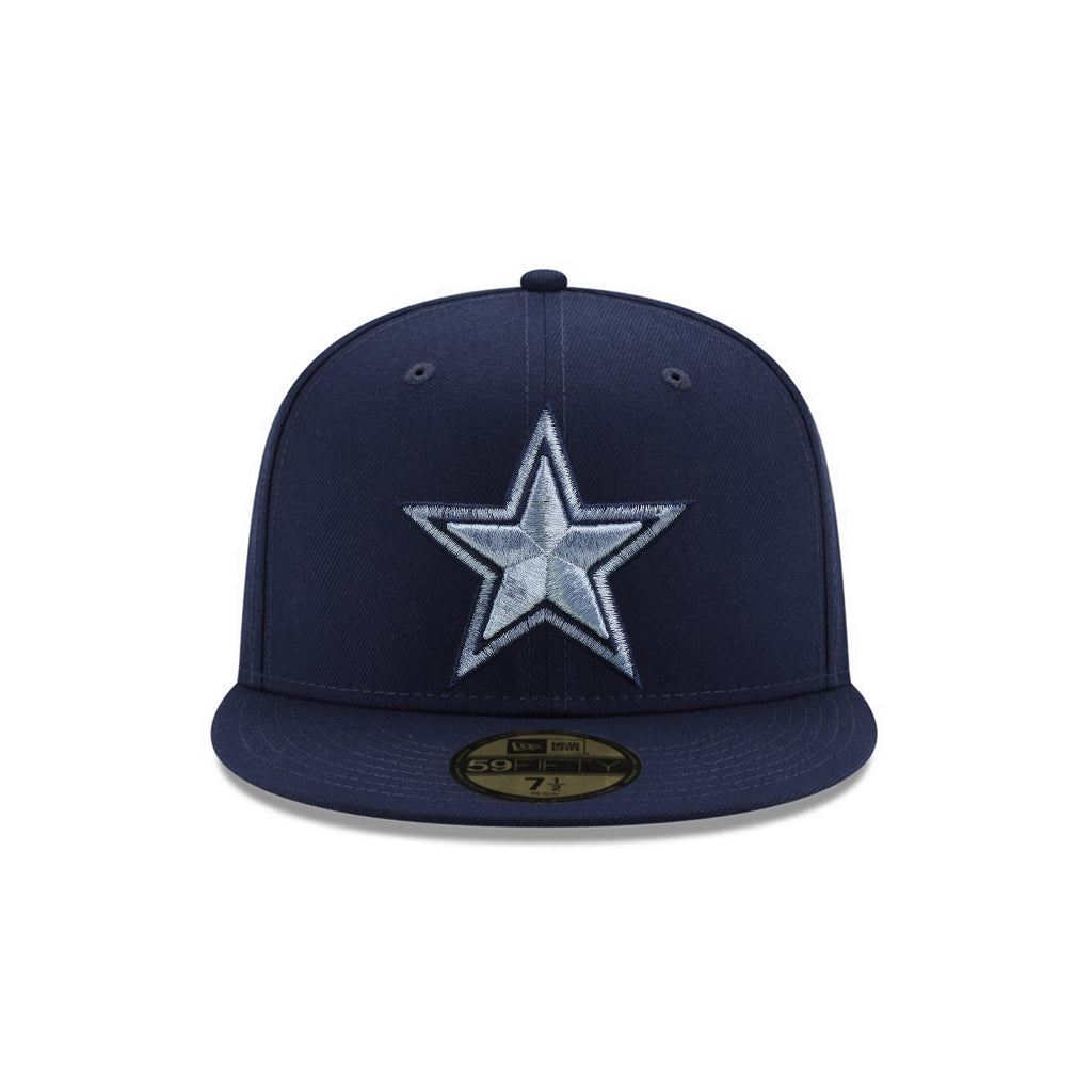 Dallas Cowboys Oceanside Blue On Metallic 59Fifty Fitted