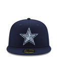Dallas Cowboys Oceanside Blue On Metallic 59Fifty Fitted