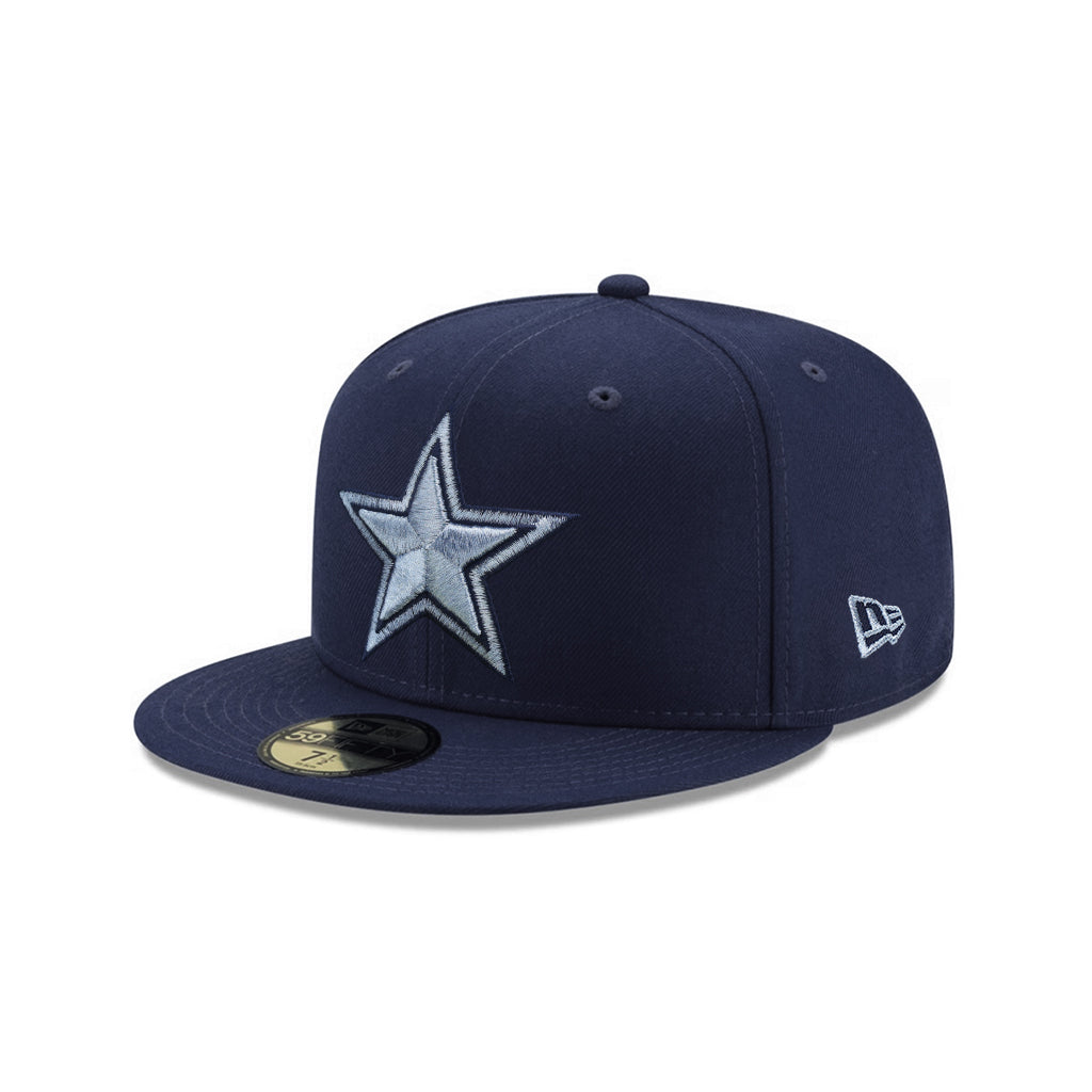 Dallas Cowboys Oceanside Blue On Metallic 59Fifty Fitted
