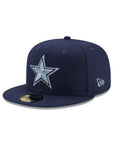 Dallas Cowboys Oceanside Blue On Metallic 59Fifty Fitted
