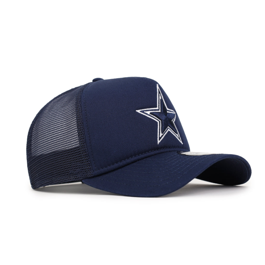 Dallas Cowboys Team Color 9Forty A-Frame Trucker Snapback