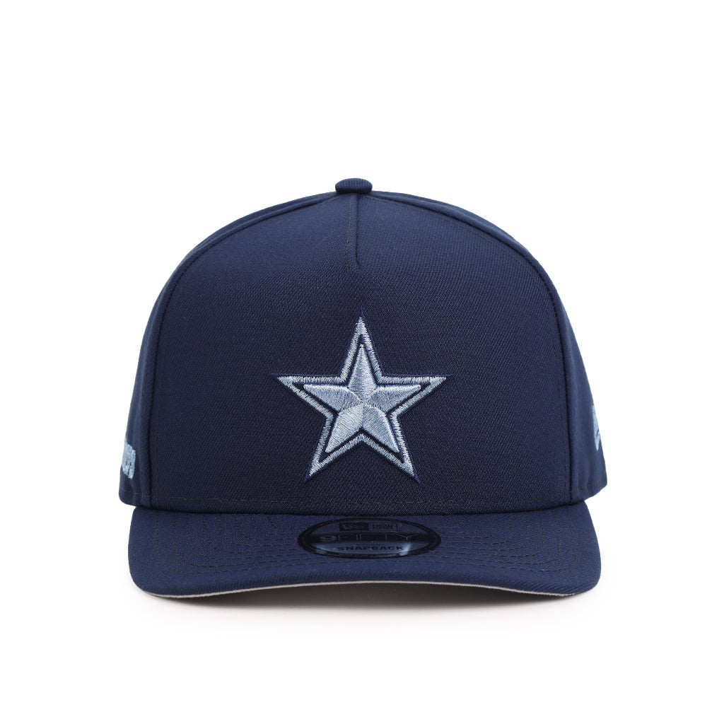 Dallas Cowboys Navy On Metallic Blue Team SP 9Fifty A-Frame Snapback