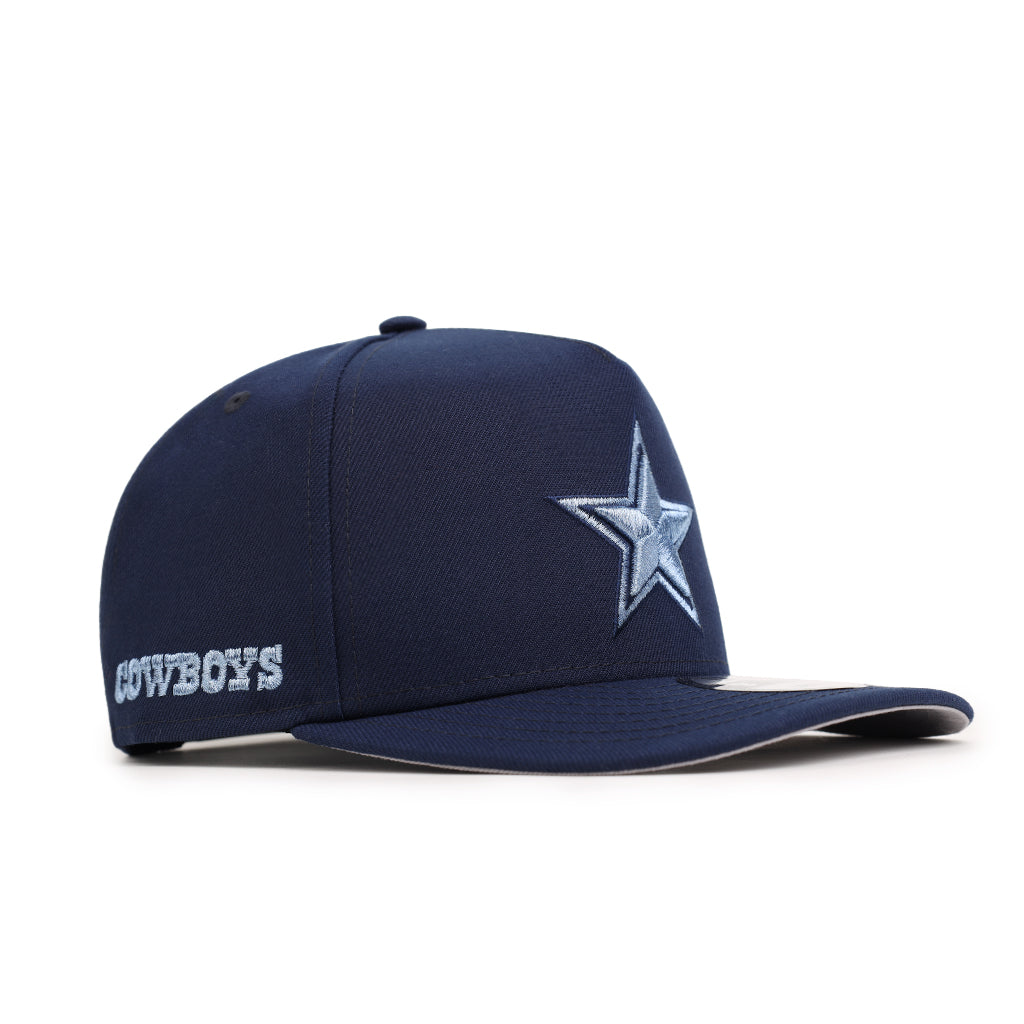 Dallas Cowboys Navy On Metallic Blue Team SP 9Fifty A-Frame Snapback