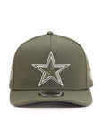 Dallas Cowboys Olive Green On White Super Bowl XXX SP 9Fifty A-Frame Snapback