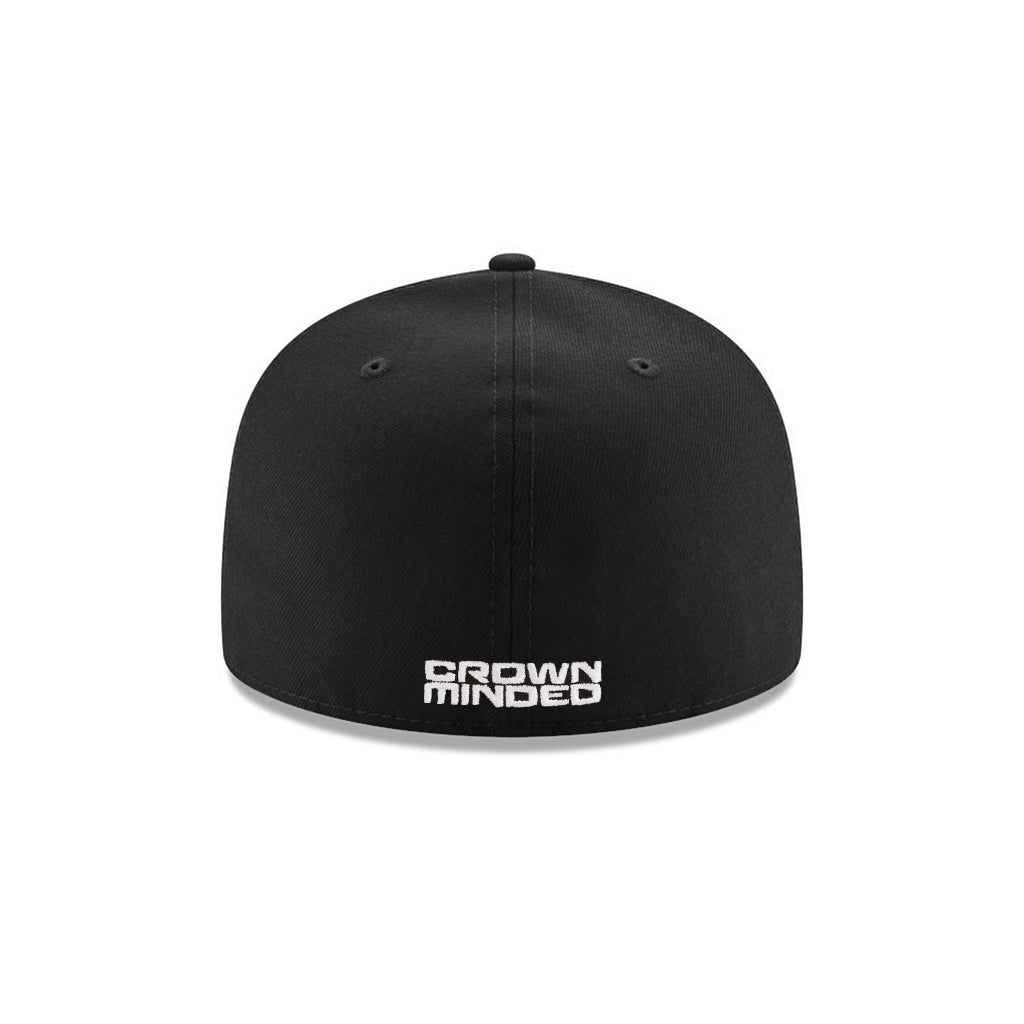 CrownMinded Black On White Established 2005 SP 59Fifty Fitted