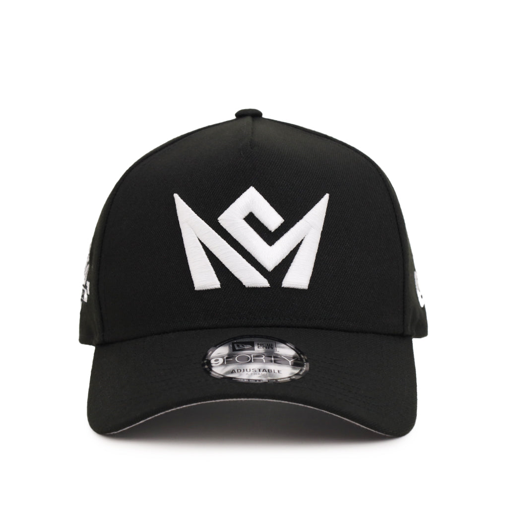 CrownMinded Black On White Established 2005 SP 9Forty A-Frame Snapback