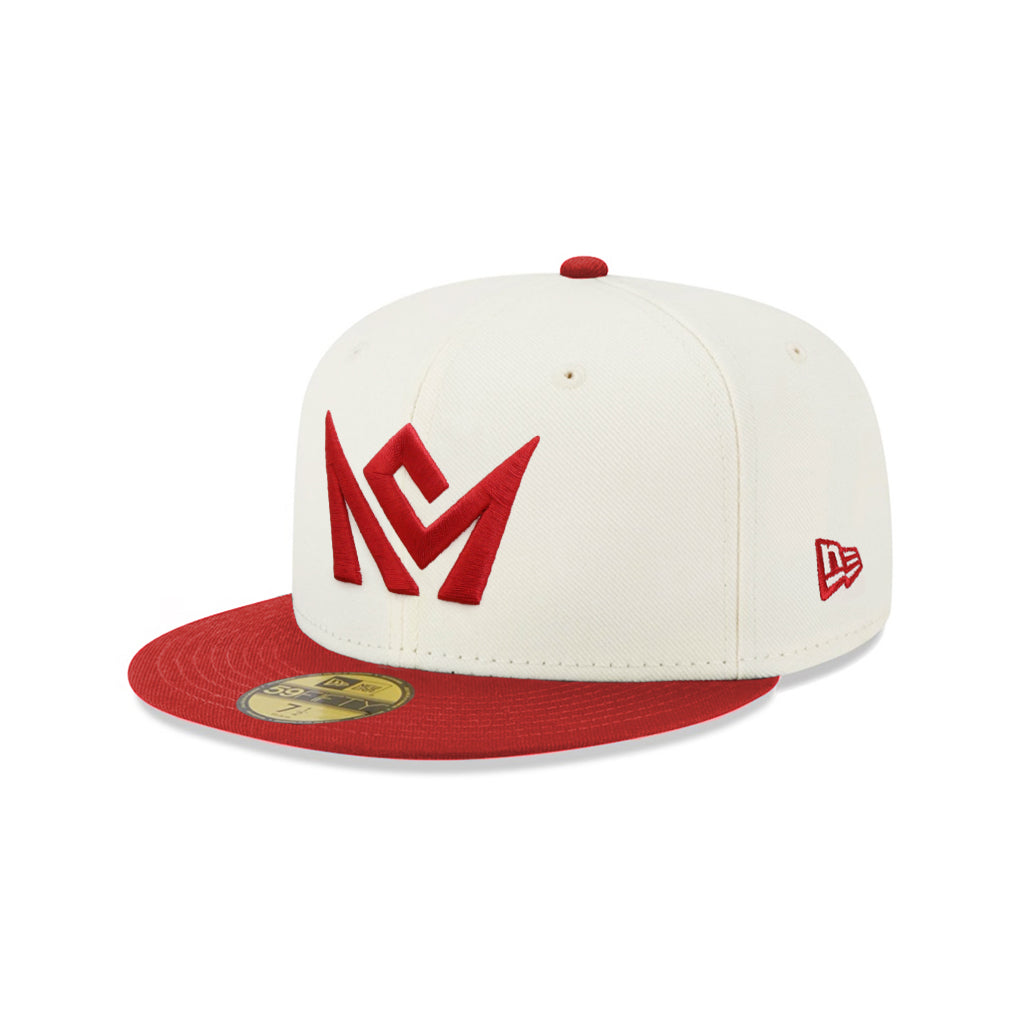 CrownMinded Chrome Dark Red 59Fifty Fitted