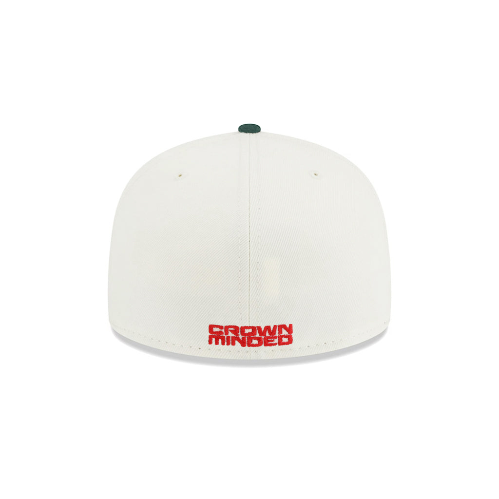 CrownMinded Chrome Green Mexico Flag SP 59Fifty Fitted