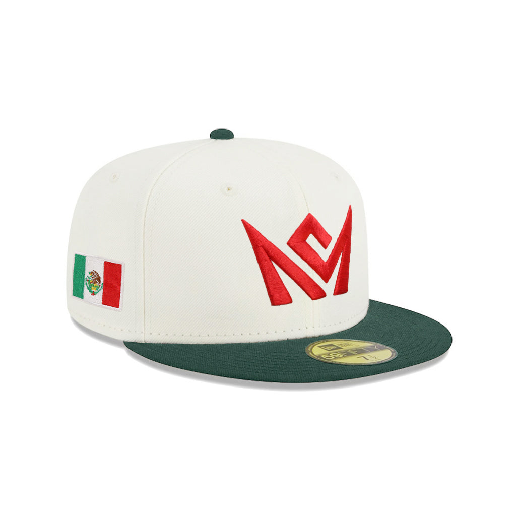 CrownMinded Chrome Green Mexico Flag SP 59Fifty Fitted