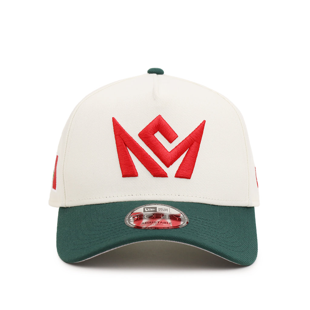 CrownMinded Chrome Green Mexico Flag SP 9Forty A-Frame Snapback