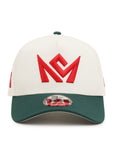 CrownMinded Chrome Green Mexico Flag SP 9Forty A-Frame Snapback