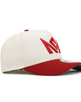 CrownMinded Chrome Dark Red 9Forty A-Frame Snapback