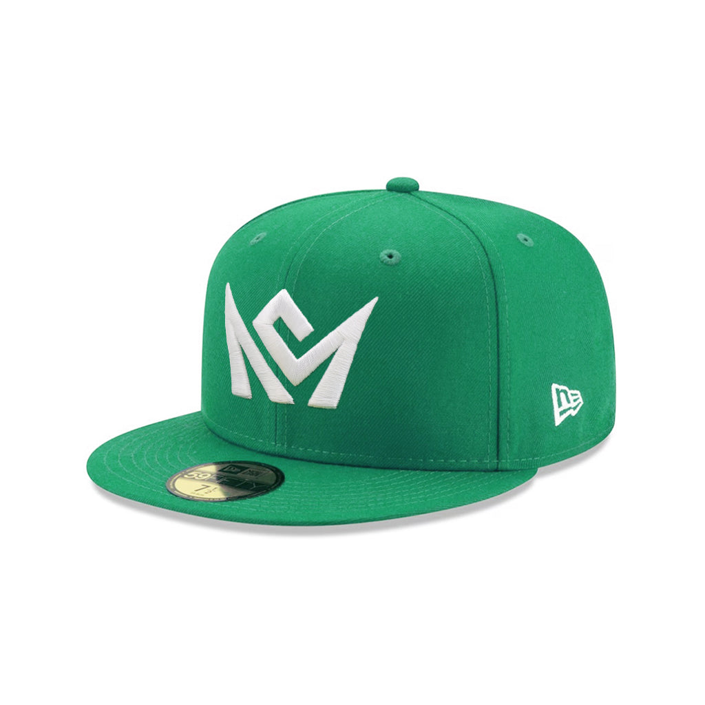 CrownMinded Kelly Green On White 59Fifty Fitted
