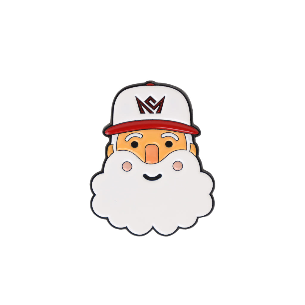 CrownMinded Capped Santa Clause Cap Pin