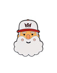 CrownMinded Capped Santa Clause Cap Pin