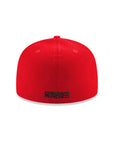 CrownMinded Scarlet Red On Black 59Fifty Fitted