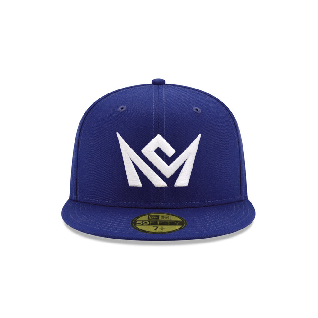CrownMinded Royal Blue On White Established 2005 SP 59Fifty Fitted
