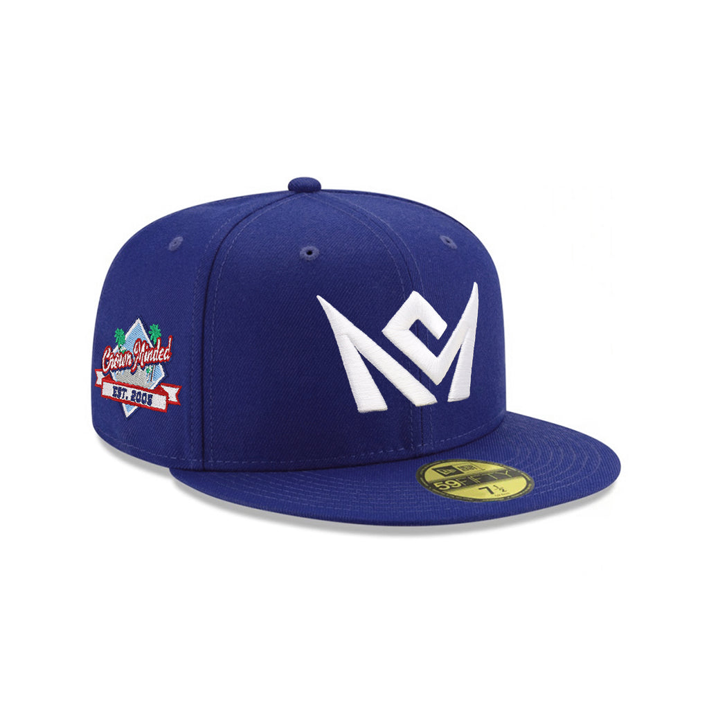 CrownMinded Royal Blue On White Established 2005 SP 59Fifty Fitted