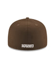 CrownMinded Walnut Brown On White 59Fifty Fitted