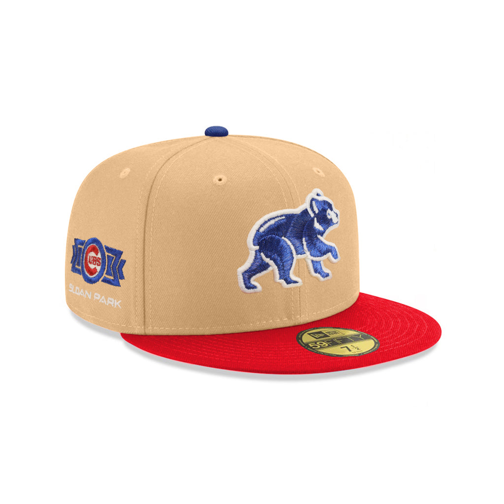 Chicago Cubs Candied Pecan Red 2 Tone Sloan Park SP 59Fifty Fitted