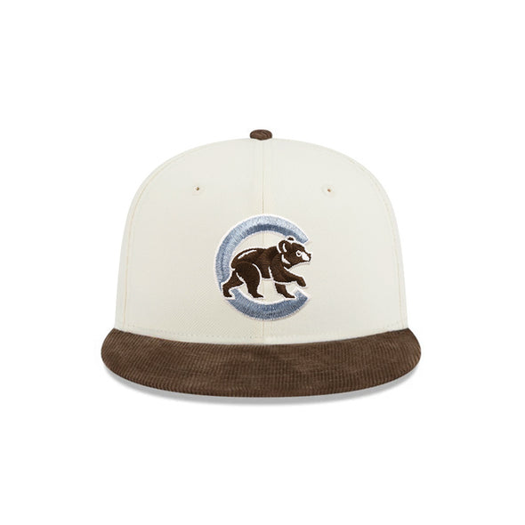 Chicago Cubs Chrome Walnut Corduroy 2 Tone Chicago Flag SP 59Fifty Fitted