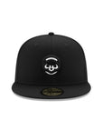 Chicago Cubs Black on White 59Fifty Fitted