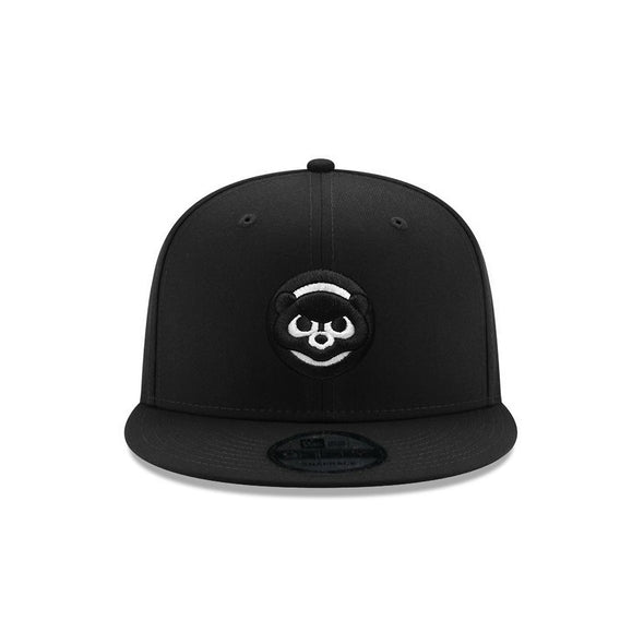 Chicago Cubs Black on White 9Fifty Snapback