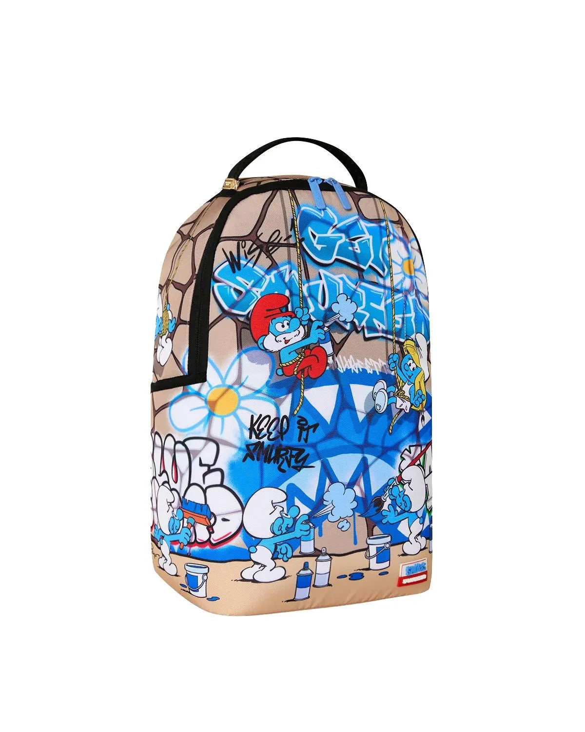 SprayGround Smurfs Big Mural Art Party DLXSR Backpack