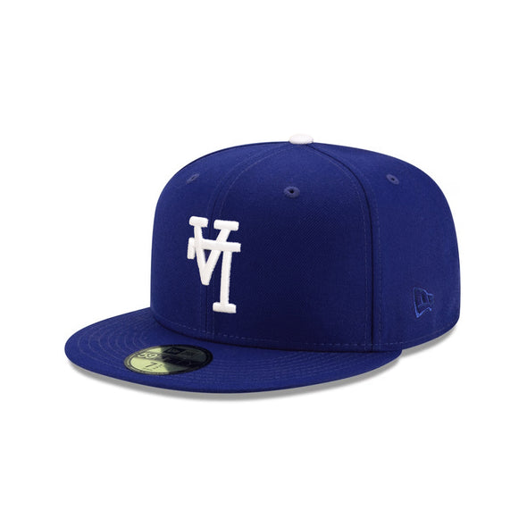 Los Angeles Dodgers Royal Upside Down Logo 59Fifty Fitted