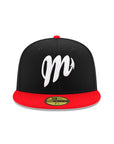 Diablos Rojos Del Mexico Black Red 2 Tone 59Fifty Fitted