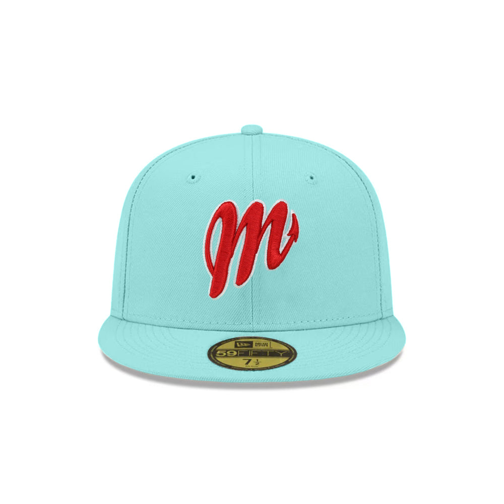 Diablos Rojos Del Mexico Mint Alternate 59Fifty Fitted CROWN MINDED