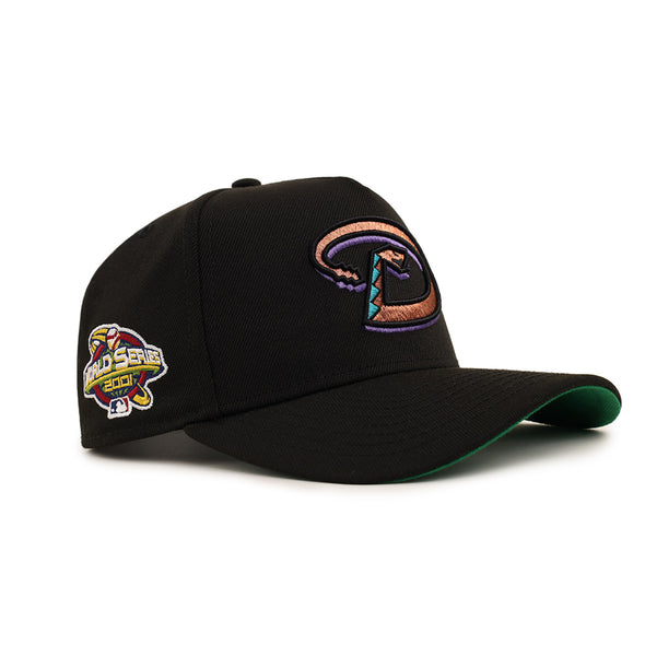 Arizona Diamondbacks 2001 World Series SP Black 9Forty A-Frame Snapback