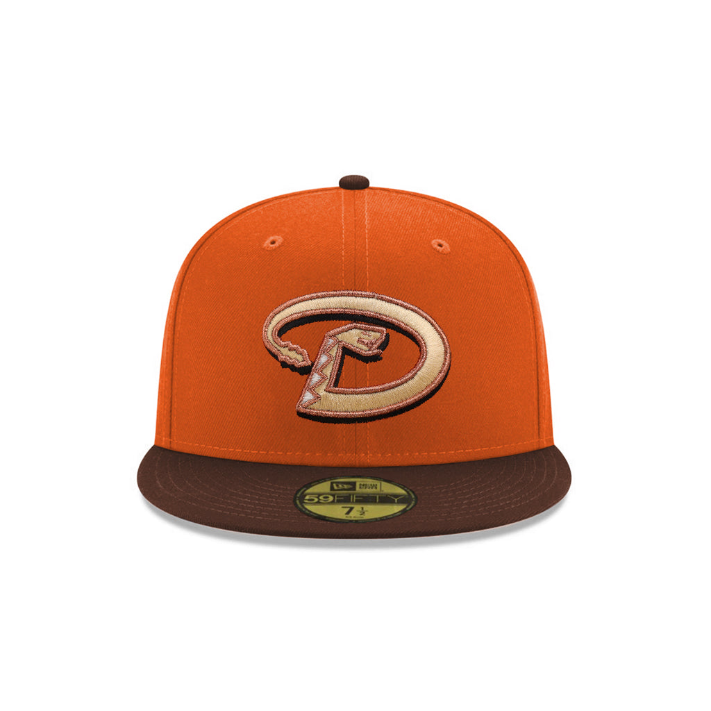 Arizona Diamondbacks Fight Orange Brown 2 Tone 1998 Inaugural Season S ...