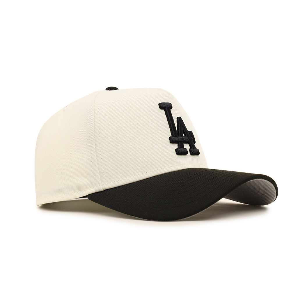 Los Angeles Dodgers Chrome Black 2 Tone 9Forty A-Frame Snapback