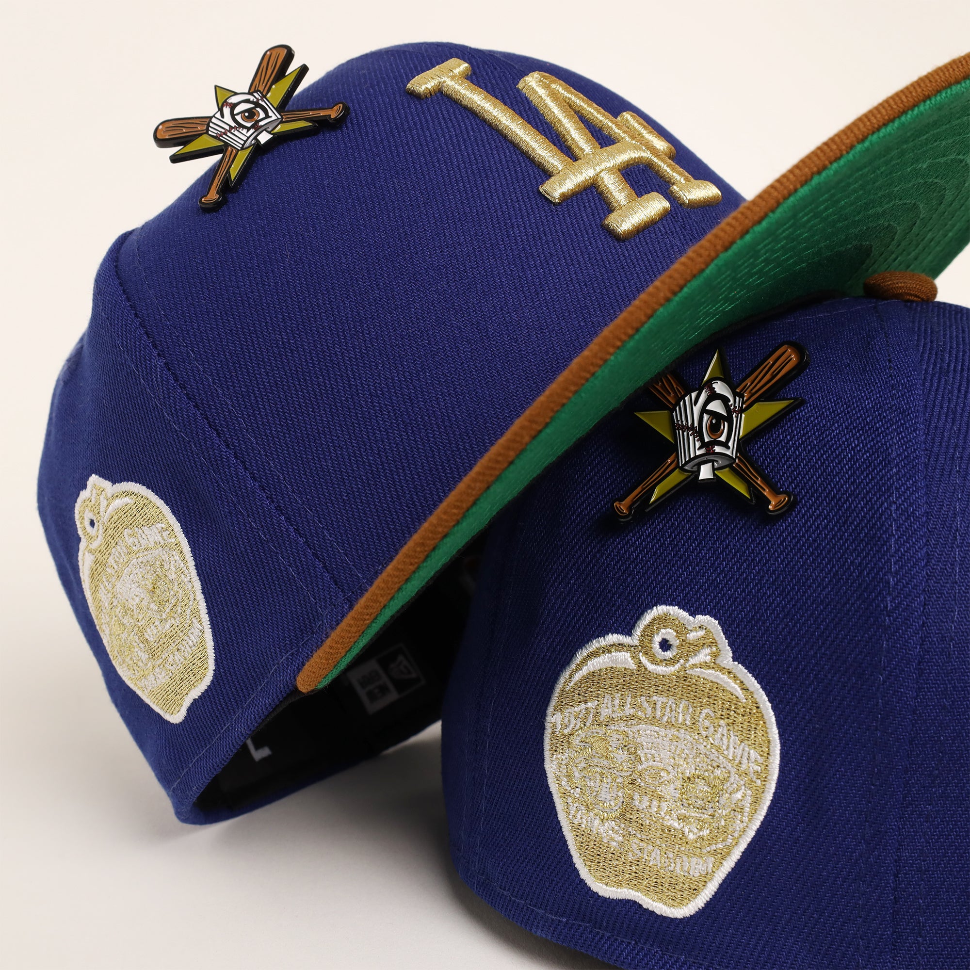 Los Angeles Dodgers Royal Peanut 2 Tone 1977 All Star Game SP 59Fifty Fitted