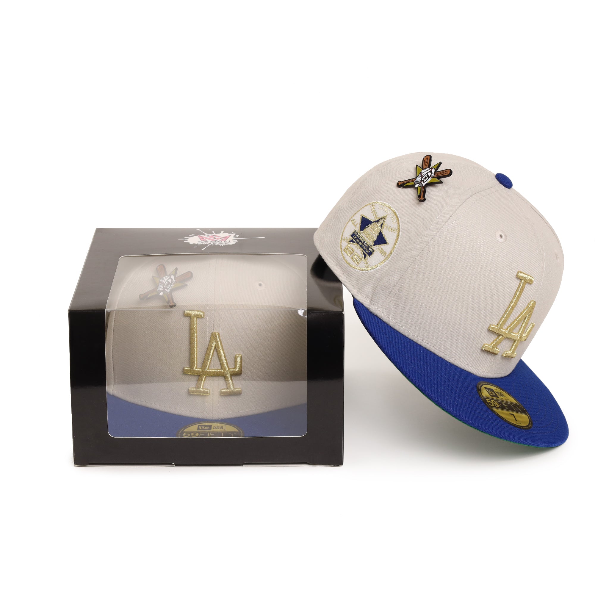 Los Angeles Dodgers Stone Blue 2 Tone 1962 All Star Game SP 59Fifty Fitted