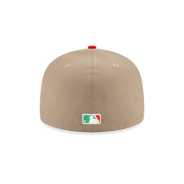 Los Angeles Dodgers X Mexico Camel Red 2 Tone 59Fifty Fitted