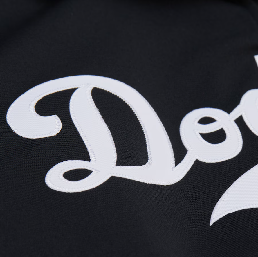 Mitchell &amp; Ness Los Angeles Dodgers Black On White Batting Practice Jacket