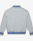 Mitchell & Ness Los Angeles Dodgers Gray On White Batting Practice Jacket
