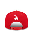 Los Angeles Dodgers Scarlet Red on White 9Fifty Snapback