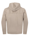 Pro Standard Los Angeles Dodgers Wingspan Drop Shoulder Taupe Hoody