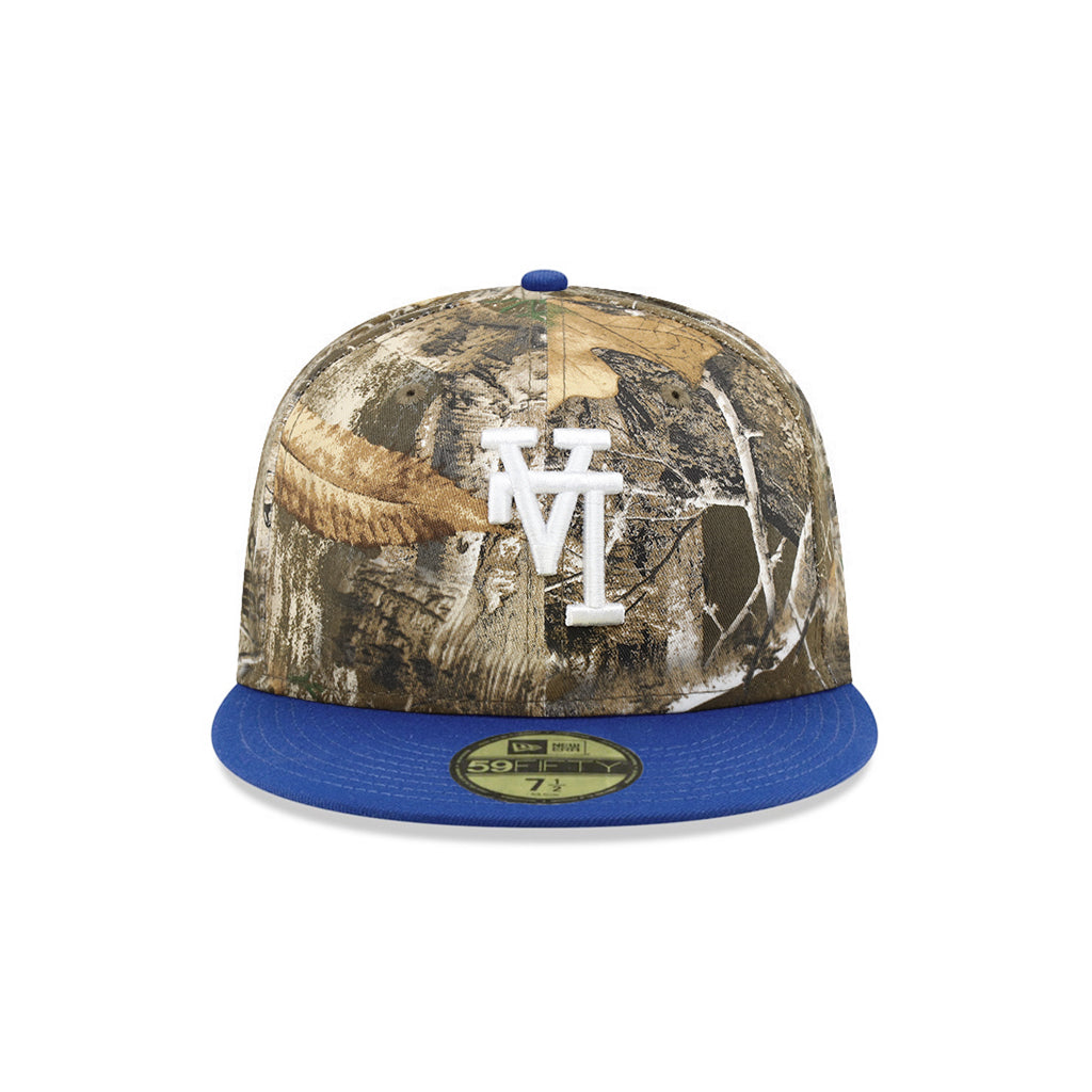 Los Angeles Dodgers Real Tree Royal 2 Tone Upside Down Logo 40th Anniversary 59Fifty Fitted