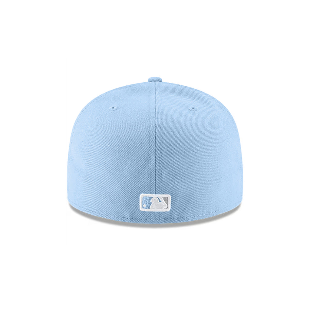 Los Angeles Dodgers Light Blue On White 59Fifty Fitted