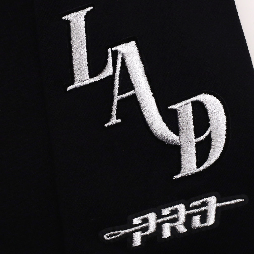 Pro Standard Los Angeles Dodgers Script Winners Circle Drop Shoulder Black Crewneck