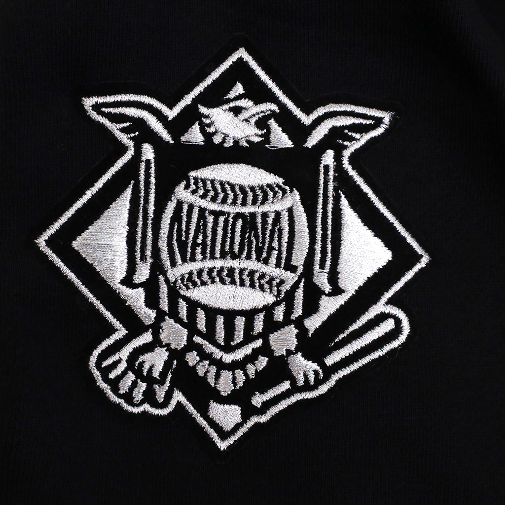 Pro Standard Los Angeles Dodgers Script Winners Circle Drop Shoulder Black Crewneck