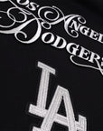Pro Standard Los Angeles Dodgers Script Winners Circle Drop Shoulder Black Crewneck