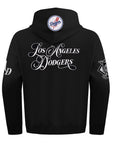 Pro Standard Los Angeles Dodgers Script Winners Circle Drop Shoulder Black Hoody